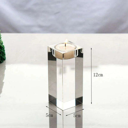 Elegant K9 Crystal Tealight Holders – Enhance Your Home Decor and Special Occasions