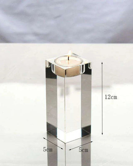 Elegant K9 Crystal Tealight Holders – Enhance Your Home Decor and Special Occasions