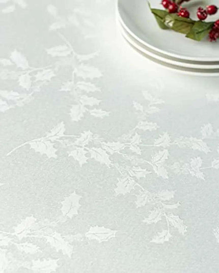 Festive Waterproof Polyester Christmas Lightweight Tablecloth for Holiday Partie