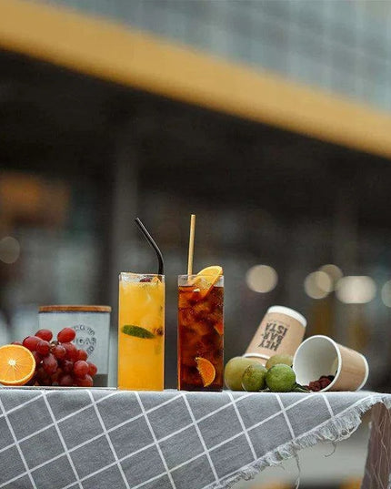 Elegant Transparent Glass Mugs - Essential Collection for Iced Beverages and More