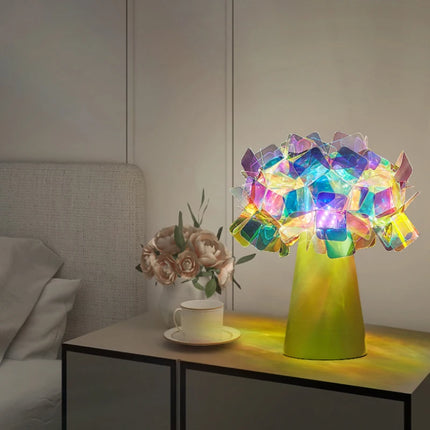 Cozy Beam Nordic Flower Art LED Table Lamp - Multiple Colors & Elegant