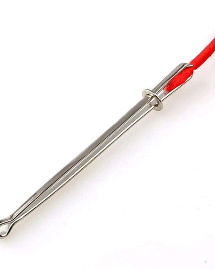 Sewing Revolution: Premium Stainless Steel Bodkin Threader with Elastic Clips
