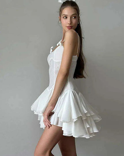 Chic Sleeveless High-Waisted Mini Dress - A Timeless Women's Fashion Essential