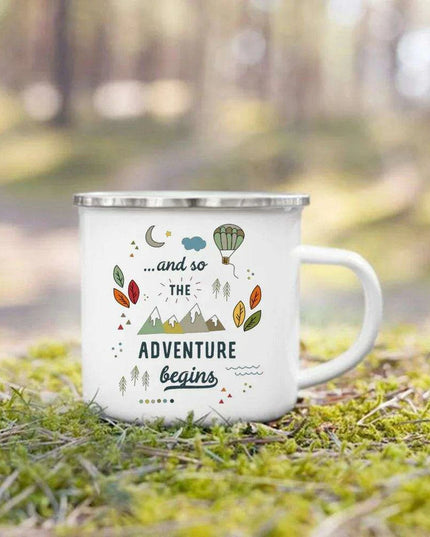 Nature's Adventure Enamel Mug: The Essential Companion for Outdoor Lovers