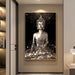 Buddha's Serene Aura: Personalized Canvas Art for Home and Office Beautification