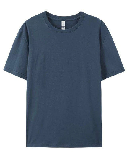 Unisex 280g Cotton Crewneck T-shirt - 20 Vibrant Colors Available, Short Sleeve Loose Fit