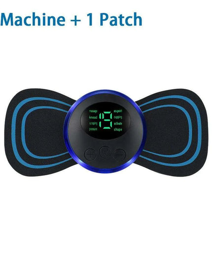 Portable Electric Neck Massager with 8 Adjustable Modes - Full Body Muscle Relaxation Stimulator