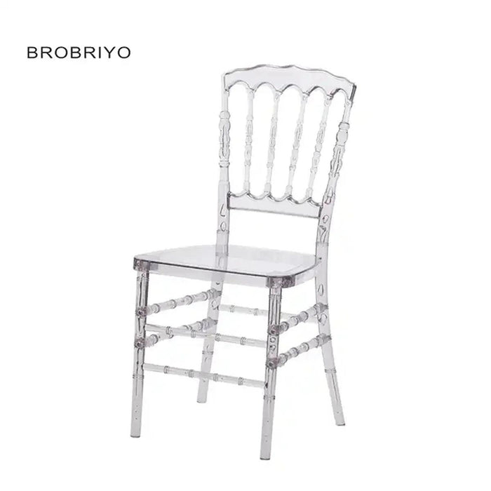 Sophisticated 20-Piece Clear Acrylic Chair Collection for Events