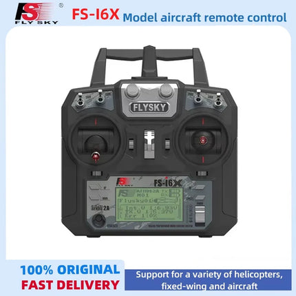 FLYSKY FS-I6X 2.4G 10CH Radio Transmitter with IA6B Receiver, AFHDS 2A