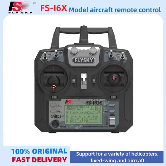 Flysky FS-i6X 2.4G 10CH RC Transmitter with Receiver — AFHDS 2A, GFSK, 6–10CH Selectable