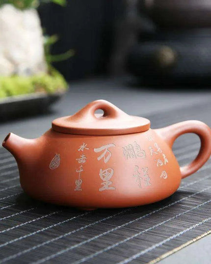 Artisan Purple Clay Kung Fu Tea Set for Authentic Puer Brewing