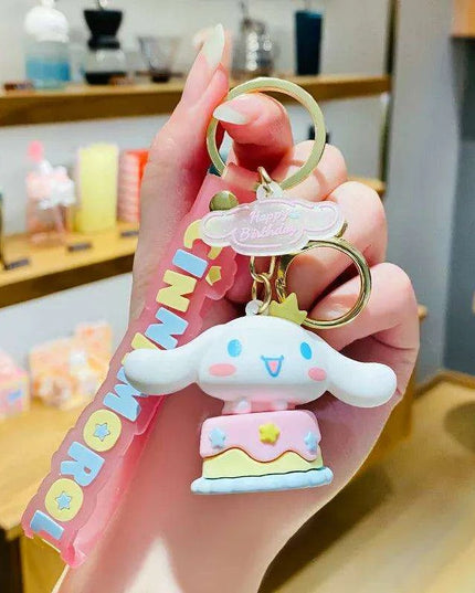 Cinnamoroll Character Keychain - Whimsical Bag and Key Charm for a Playful Touch