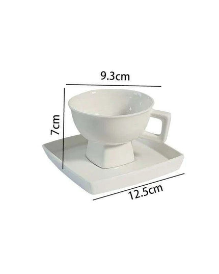 Chic European Ceramic Mug Set for Contemporary Home and Office Elegance