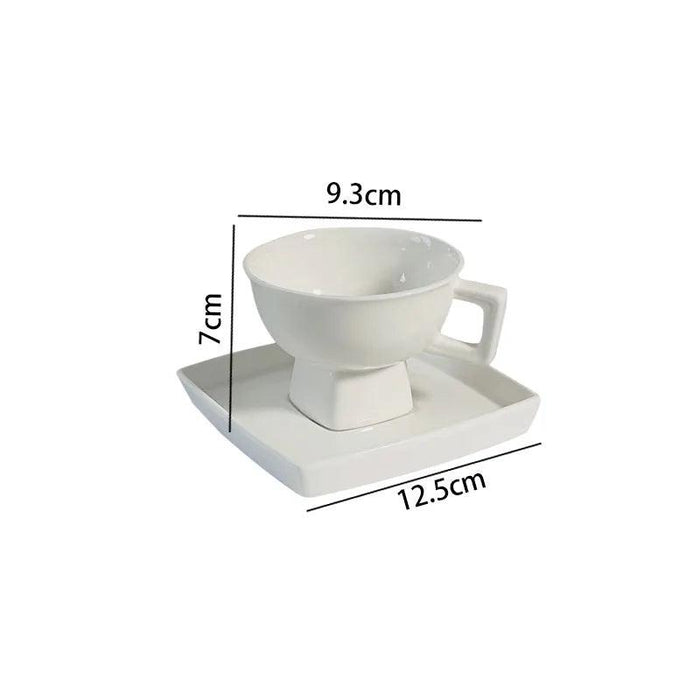 Chic European Ceramic Mug Set for Contemporary Home and Office Elegance
