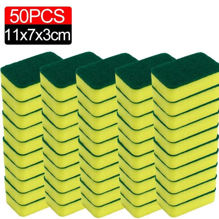 Super-Absorbent Versatile Cleaning Sponges - Effective Dish Brushes for Stubborn Stains and Pot Scrubbing (Multiple Pack Sizes Available)