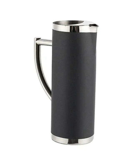 Stylish Stainless Steel Beverage Pitcher with Ice Guard and Divided Wine Insert - High Quality and Fast Shipping