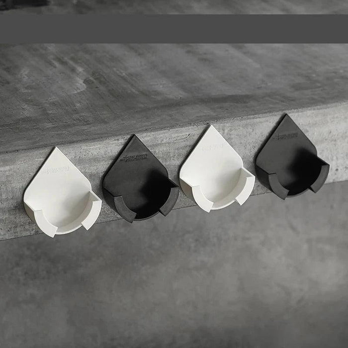 Space-Saving Wall-Mounted Coffee Filter Organizer for Various Portafilter Sizes