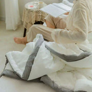 Japanese Minimalist Cotton Comforter for Cozy Cool Nights