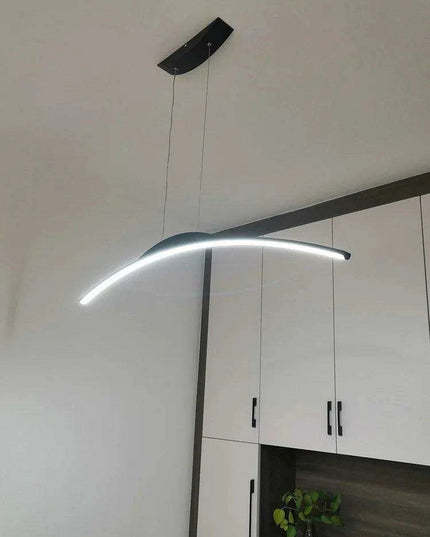 Contemporary Italian Adjustable Pendant Light - Customizable Lighting with Durable Aluminum and Flexible Silica Gel