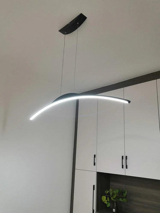 Contemporary Italian Adjustable Pendant Light - Customizable Lighting with Durable Aluminum and Flexible Silica Gel