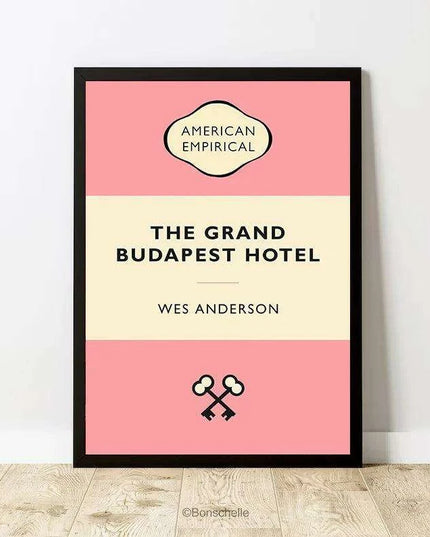 Wes Anderson's The Grand Budapest Hotel Retro Canvas Artwork - Charming Wall Decor