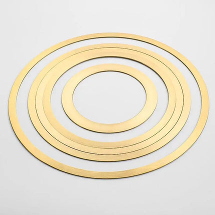 Brass Decorative Furniture Inlay Sheet — Hollow Carved Golden Panel, Sold as 1 or 2 Pieces