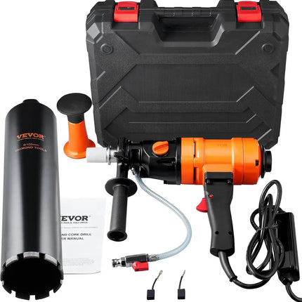 TideRise Diamond Core Drilling Machine - 4" Handheld Wet Drill Rig