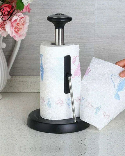 Elegant Stainless Steel Paper Roll Dispenser for Kitchen and Bathroom