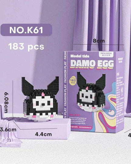 Sanrio Character Building Block Set - Whimsical Decor and Creative Play for Girls