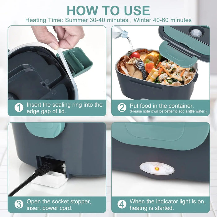 Portable Electric Lunch Box with Efficient Heating Technology