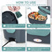Electric Lunch Box with Fast Heating and Leak-Proof Design