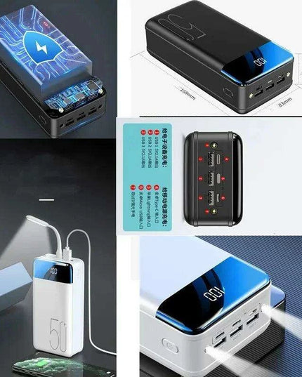Powerful Portable Charger with Built-in LED Flashlight