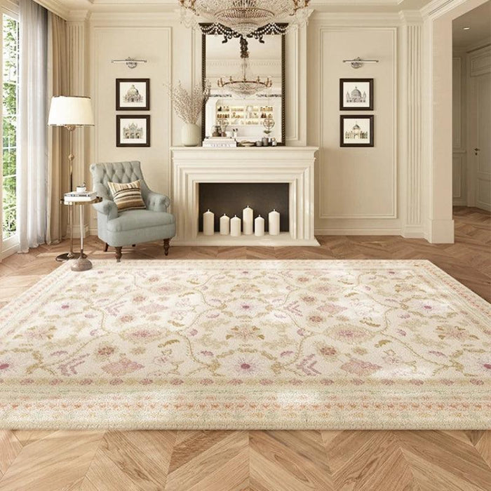 Luxe Floral Area Rugs: Soft Serenity and Classic Style