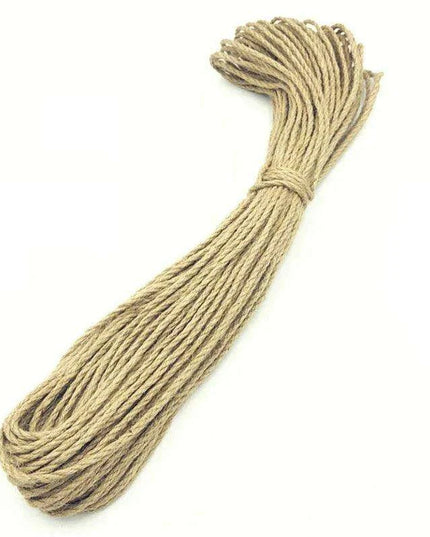 Rustic Charm Handmade Jute Rope Bundle - Premium Crafting Essentials for Creative Projects