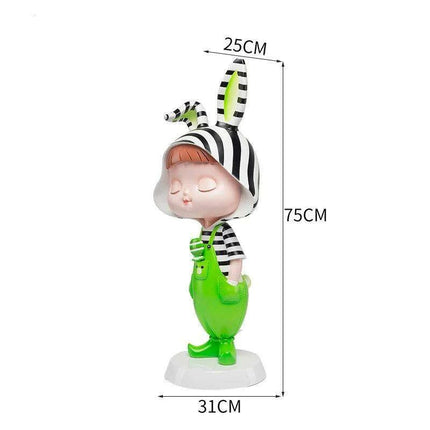 Whimsical Abstract Figurine Decor