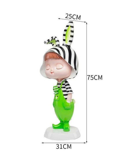 Whimsical Abstract Figurine Decor