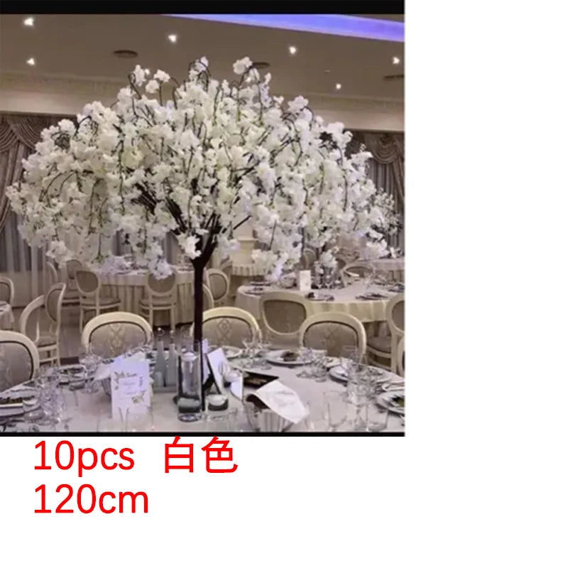 Silk Rose Flower Row Table Centrepiece