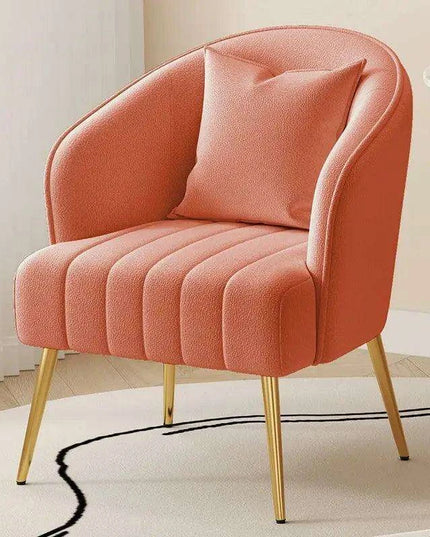 Chic Cream Velvet Lounge Armchair