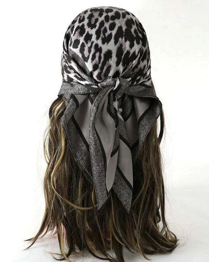 Elegant Satin Square Shawl Hijab: Luxurious 70x70cm Bandana for Women