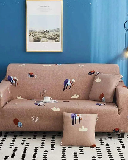 Stretch Sofa Covers for L 1234 Seater Couches - Elegant Design and Complete Protection