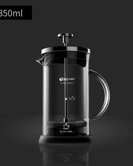Elegant Handcrafted French Press - Premium Heat-Resistant Glass Coffee Maker for Exceptional Flavor Extraction
