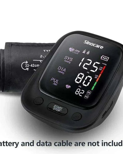Sinocare Smart Health Blood Pressure Monitor with Heart Rate and Pulse Tracking for Home Use