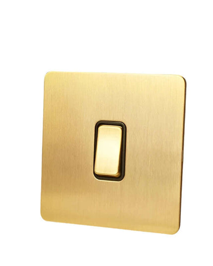 Elegant Vintage Gold Dimmer Switches with USB - 1, 2, 3 Gang 2 Way Sockets for French EU Plugs