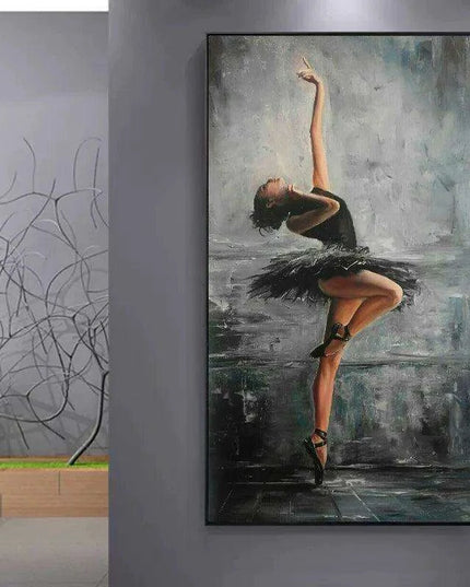 Graceful Ballet Dancer Canvas Art for Elegant Home Decor