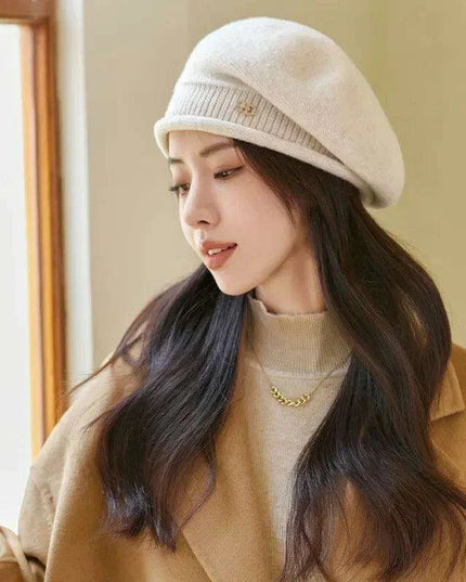 Chic Wool Berets for Women - Trendy Winter Fashion Accessory
