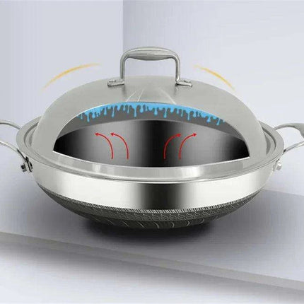 Versatile Adjustable Stainless Steel Pot Lid for Enhanced Cooking Experience