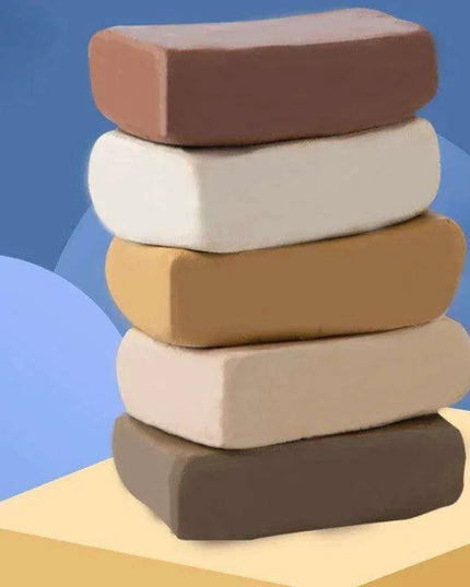 Premium 500g Air-Dry White Ceramic Clay for Pottery and Sculpting - Exceptional Firing Range 1180-1280 Degrees