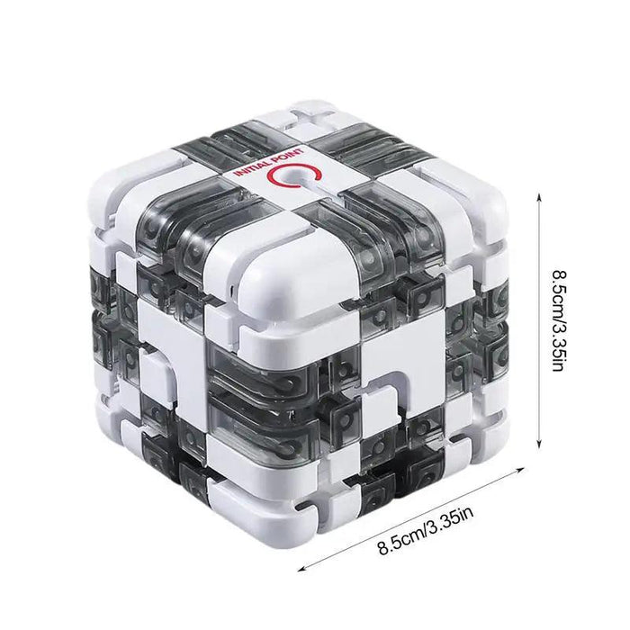 Christmas Challenge Maze Cube - Engaging Brain Teaser for All Ages to Enhance Focus and Patience