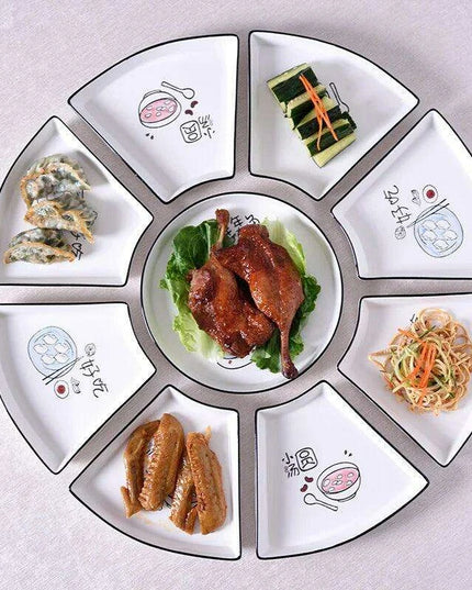 Elegant Asian Ceramic Dining Collection - Chic Tableware for Home and Special Events