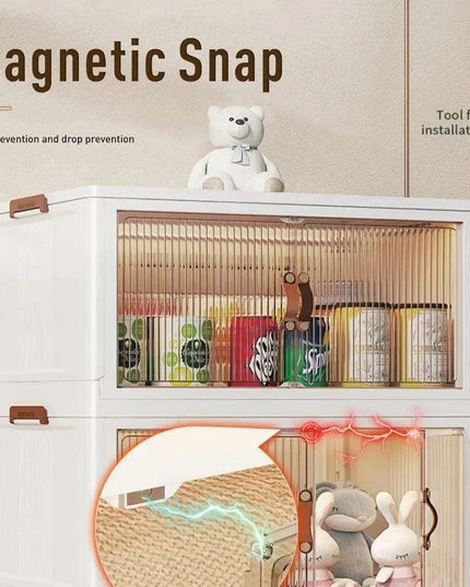 5-Piece Multi-Functional Stackable Storage Bin Set for Efficient Home Organization